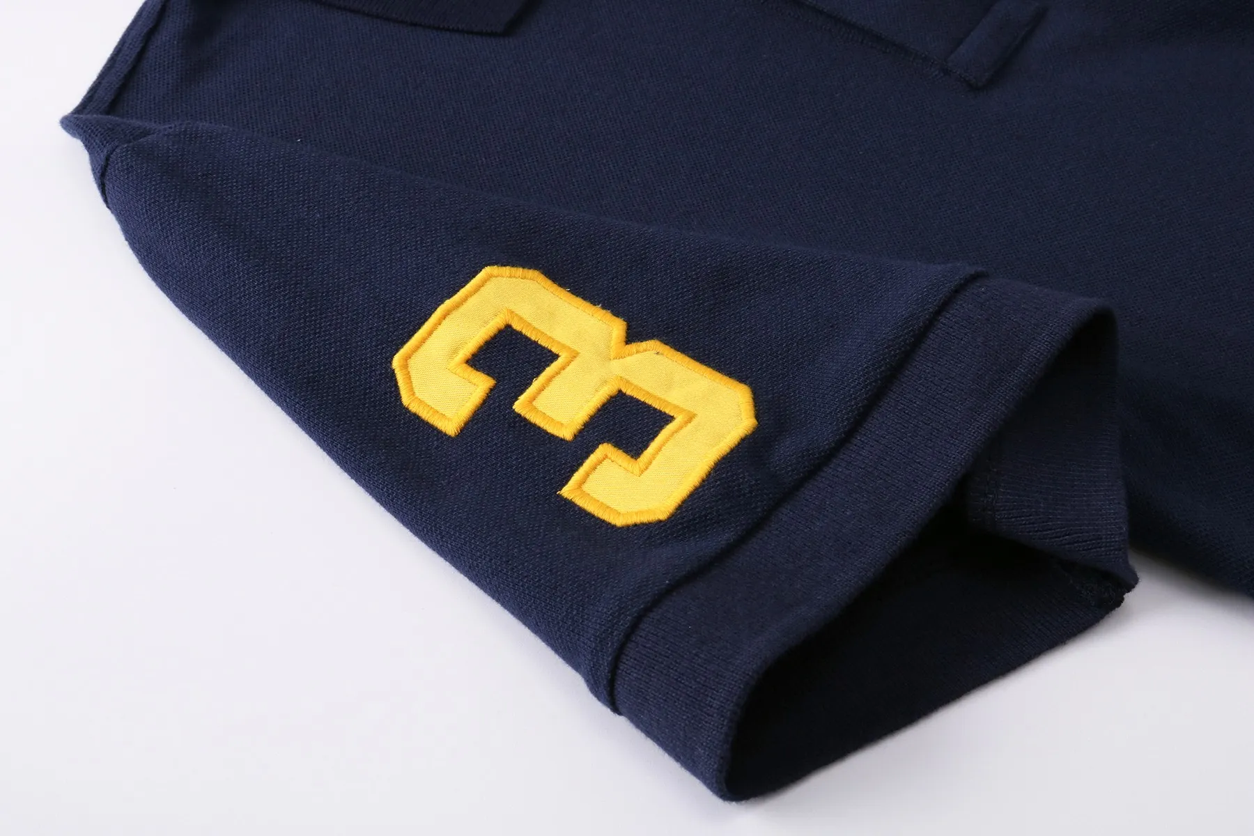 P164 Item No.: 8833 Paul polo big color logo polo shirt short-sleeved (pure cotton) Size: S-XXL